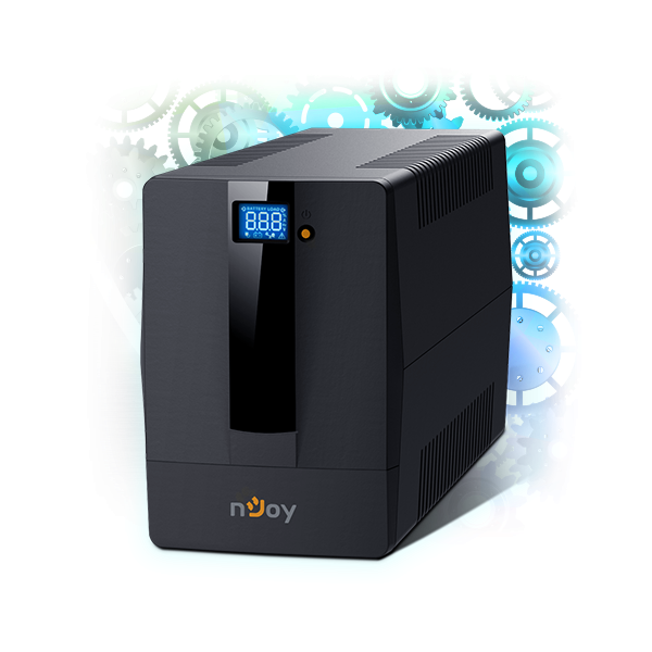 NJOY Szünetmentes + AVR Horus Plus 1500, 1500VA, 900W, Line-Interactice, LCD Touch display