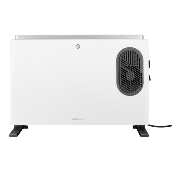 NORDIC HOME HTR-523 elektromos fűtőtest, konvektor, 750W, 1250W, 2000W, turbó funkció, termosztát,