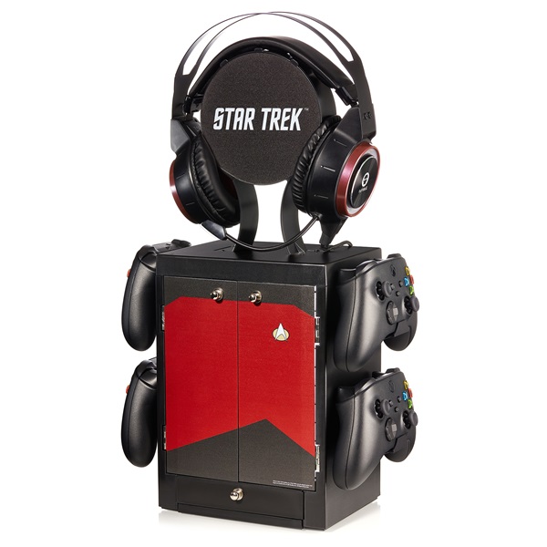 NUMSKULL PS5/XBOX Series Star Trek játéktartó szekrényes állvány, Piros
