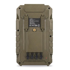 Nedis WCPBK80GN 8000mAh külső akku (powerbank) beépített napelem panellal, ideális vadkamerákhoz, 5V, 6V, 12V, IPX56