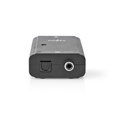 Nedis ACON2508BK, analóg - digitális audio konverter, 2x RCA bemenet - digitális koax / toslink kimenet