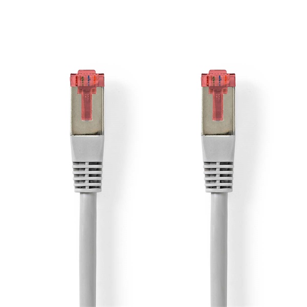 Nedis CCGL85220GY100 UTP / FTP Cat6 patch kábel, RJ45 aranyozott érintkezők, 10/100/1000 Mbit/s, hossz 10m