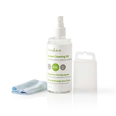 Nedis CLSN100TP LCD TV / nonitor kijelző / képernyő tisztító spray, 150 ml, tisztító kendő
