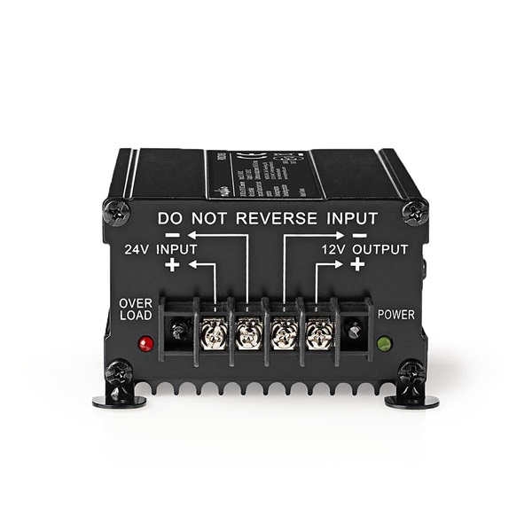 Nedis POCO103 feszültségátalakító, DC-DC konverter, 24V - 12V, 120W