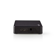 Nedis UHUBU3420BK aktív 4 portos USB HUB, USB 3.2 Gen 1, 5V táp