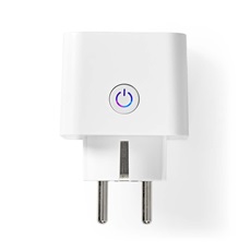 Nedis WIFIP121FWT okos konnektor, Wi-Fi, IP21, 16A, 3680W, fogyasztásmérő, Android™ / IOS