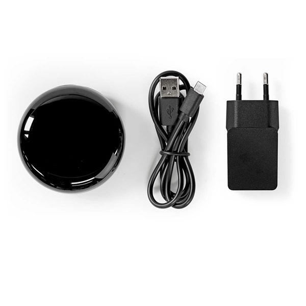 Nedis WIFIRC10CBK WI-FI univerzális infra távirányító, távirányító jeltovábbító