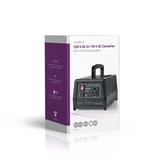 Nedis POCO102 tápegység, feszültség átalakító, konverter 230 V AC - 110V AC 300W, USA