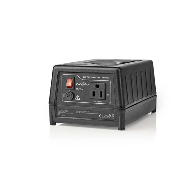 Nedis POCO102 tápegység, feszültség átalakító, konverter 230 V AC - 110V AC 300W, USA