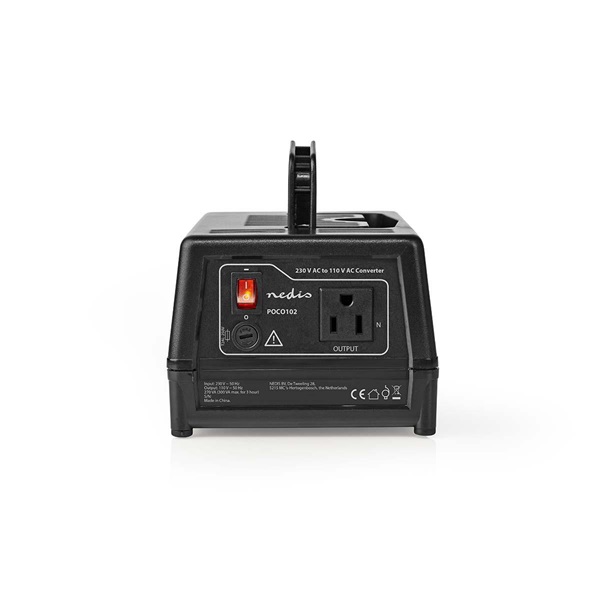 Nedis POCO102 tápegység, feszültség átalakító, konverter 230 V AC - 110V AC 300W, USA