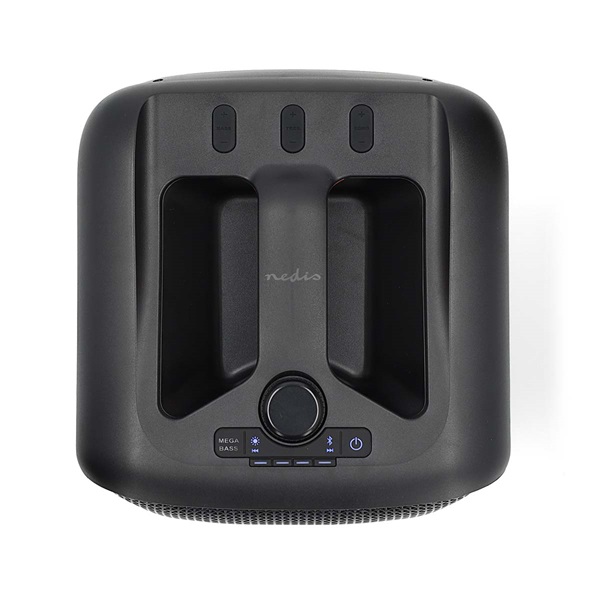 Nedis SPPT2450BK bluetooth hangszóró, 5.25" mélynyomó, 2 x 2" magassugárzó, 150W, 5 óra lejátszási idő, akku 2000 mAh