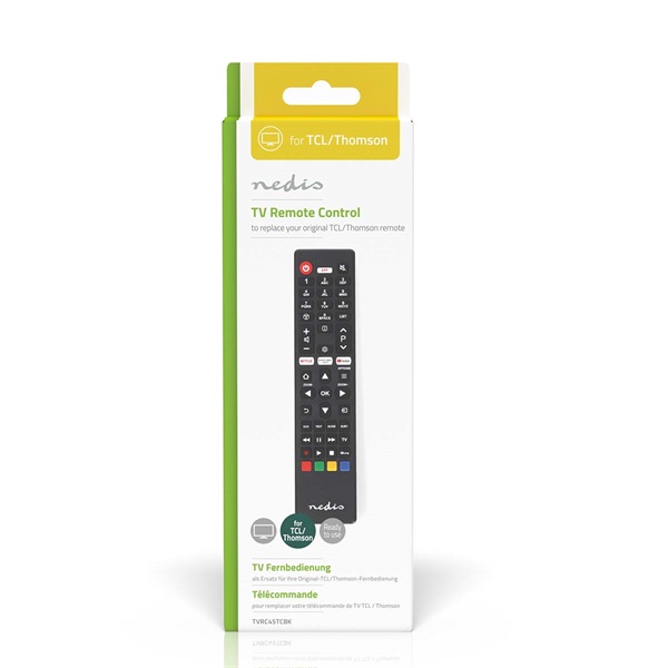 Nedis csere távirányító ,TCL,Thomson ,Amazon Prime , Netflix , YouTube gombok