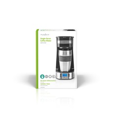 Nedis filteres kávéfőző, 700W, 420 ml termosz bögre, LCD kijelző, KACM310FBK