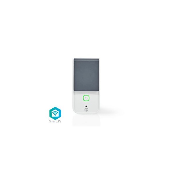 Nedis okos konektor WIFIPO120FWT, Wi-Fi | IP44 | Teljesítménymérő | 3680 W | Dugó földelt érintkezővel
