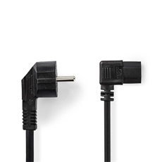Nedis CEGL10020BK20 táp kábel IEC-320-C13, 3 x 0.75 mm, pipa csatlakozó, hossz 2m