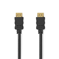 Nedis CVGL34060BK15 ultra HD HDMI kábel, HDMI dugó - dugó, 4K@60Hz, ARC, 18 Gbps, aranyozott csatlakozók, hossz 1.5m