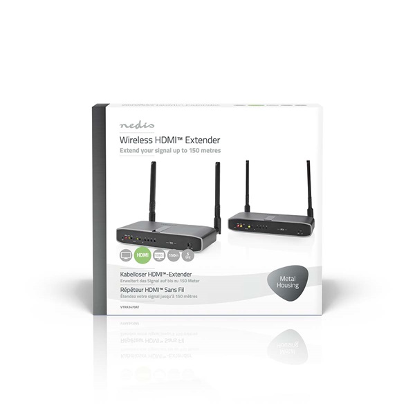 Nedis VTRA3470AT vezeték nélkűli HDMI transmitter / jeltovábbító, max. hatótáv 100m