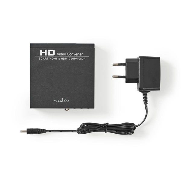 Nedis VCON3452AT (converter) videó konverter, SCART bemenet, HDMI kimenet 1080p | 1,65 Gbps