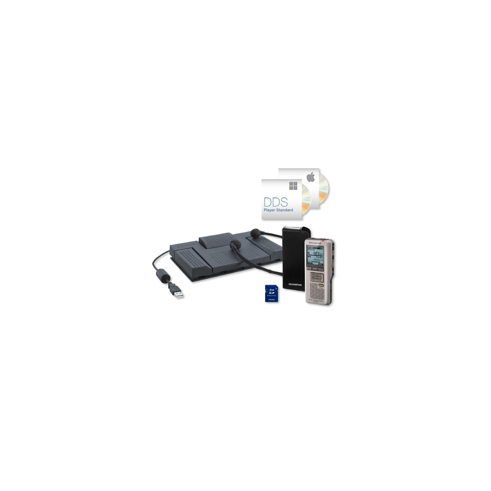 OLYMPUS DS2500 PRO Diktafon + Transcription Kit (DS2500, RS28H, E102