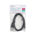 OMEGA USB 3.0 type-c k&#225;bel 1m - Fekete