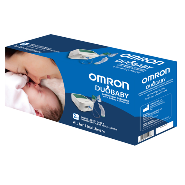 OMRON DuoBaby 2in1 Kompresszoros inhalátor orrszívóval, csecsemő, alsó és felső légzőszervi megbetegedésekhez