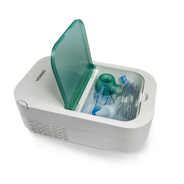 OMRON DuoBaby 2in1 Kompresszoros inhalátor orrszívóval, csecsemő, alsó és felső légzőszervi megbetegedésekhez