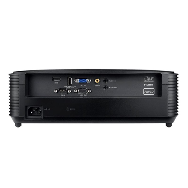 OPTOMA Projektor DW322 (DLP, 1280x800, 16:10, 3800 AL, 22000:1, 3D, HDMI/VGA/Kompozit Video/3.5mm Jack/USB/RS232)