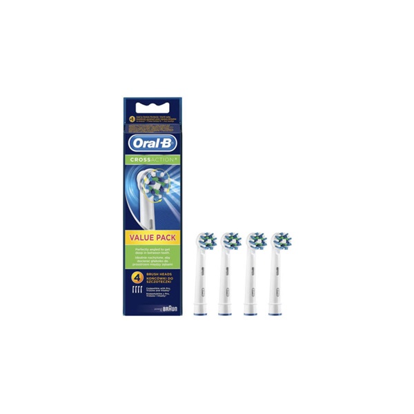 ORAL-B CrossAction® pótfejek, 4 db (EB50-4) Rainbow