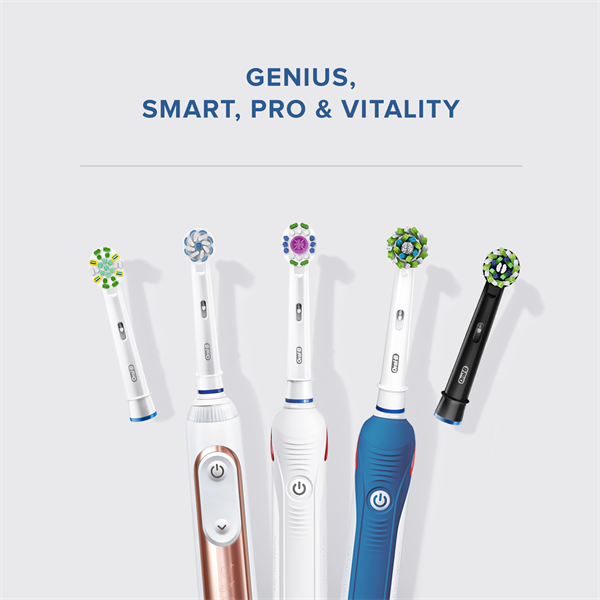 ORAL-B CrossAction® pótfejek, 4 db (EB50-4) Rainbow