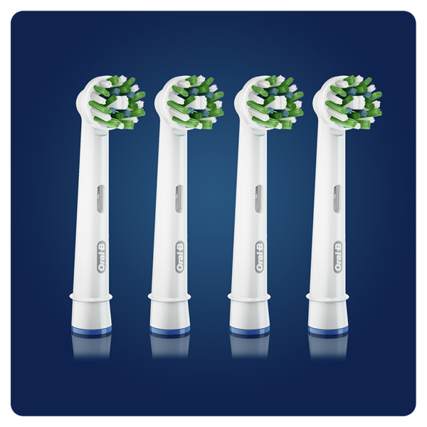 ORAL-B CrossAction® pótfejek, 4 db (EB50-4) Rainbow