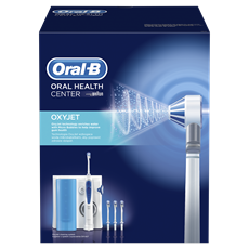 ORAL-B OXYJET szájzuhany, mikrobuborékos, 5 üzemmód, 4  vízsugár, fogínybetségre, fogszabályzó, hid, korona tisztításra