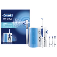ORAL-B OXYJET szájzuhany, mikrobuborékos, 5 üzemmód, 4  vízsugár, fogínybetségre, fogszabályzó, hid, korona tisztításra