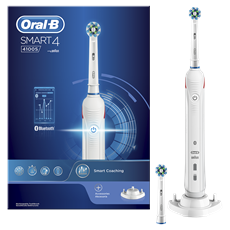 Oral-B SMART 4 4100S Sensitive elektromos fogkefe, nyomásérzékelő, 3 üzemmód, időmérő, Li-ion akku 1 töltés, akár 2 hét