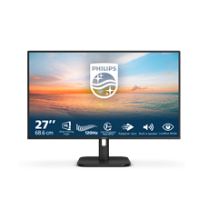 PHILIPS IPS 120HZ monitor 27" 27E1N1200A/00, 1920x1080, 16:9, 300 cd/m2, 1ms, VGA/HDMI/DisplayPort