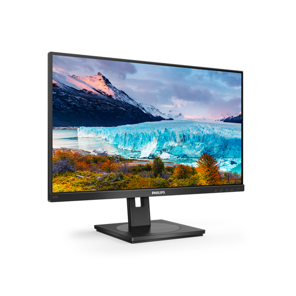 PHILIPS IPS monitor 21.5" 222S1AE, 1920x1080, 16:9 250cd/m2, 4ms, VGA/DVI-D/DisplayPort/HDMI, hangszóró