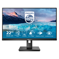 PHILIPS IPS monitor 21.5" 222S1AE, 1920x1080, 16:9 250cd/m2, 4ms, VGA/DVI-D/DisplayPort/HDMI, hangszóró