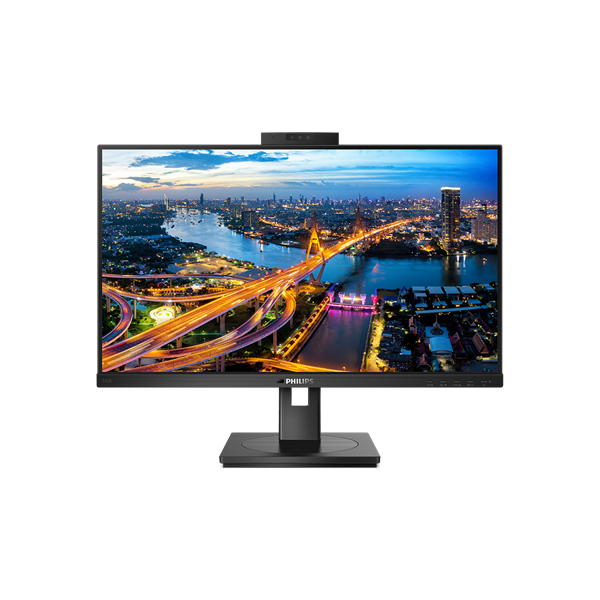 PHILIPS IPS monitor 23.8" 242B1H, 1920x1080, 16:9, 250cd/m2, 4ms, VGA/DVI-D/DP/HDMI/4xUSB, hangszóró&webkamera