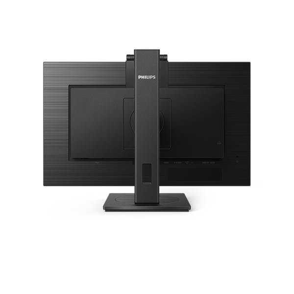 PHILIPS IPS monitor 23.8" 242B1H, 1920x1080, 16:9, 250cd/m2, 4ms, VGA/DVI-D/DP/HDMI/4xUSB, hangszóró&webkamera