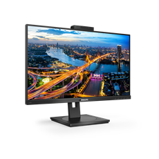 PHILIPS IPS monitor 23.8" 242B1H, 1920x1080, 16:9, 250cd/m2, 4ms, VGA/DVI-D/DP/HDMI/4xUSB, hangszóró&webkamera