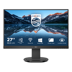 PHILIPS IPS monitor 27" 276B9, 2560x1440, 16:9, 350cd/m2, 4ms, USB-C(+dokkoló)/4xUSB/DP/HDMI, hangszóró