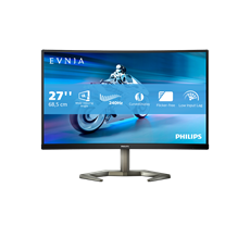 PHILIPS EVNIA Ívelt Gaming 240Hz VA monitor 27" 27M1C5200W, 1920x1080, 16:9, 300cd/m2, 0.5ms, 2xHDMI/HDCP/DisplayPort