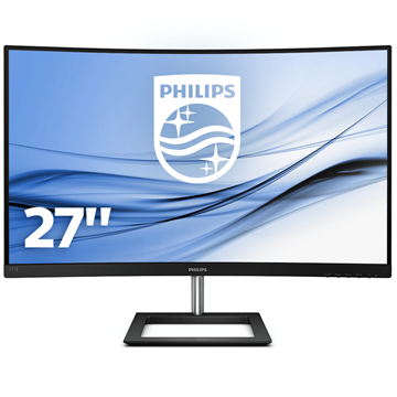 PHILIPS Ívelt VA monitor 27" 271E1CA, 1920x1080, 16:9, 250cd/m2, 4ms, VGA/HDMI, hangszóró