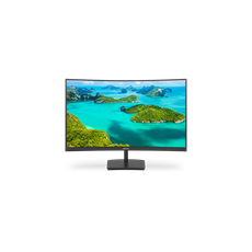 PHILIPS Ívelt VA monitor 23.6" 241E1SC, 1920x1080, 16:9, 250cd/m2, 4ms, VGA/HDMI