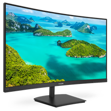 PHILIPS Ívelt VA monitor 27" 271E1SCA, 1920x1080, 16:9, 250cd/m2, 4ms, VGA/HDMI, hangszóró