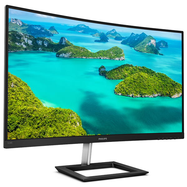 PHILIPS Ívelt VA monitor 31.5" 328E1CA, 3840x2160, 16:9, 250cd/m2, 4ms, 2xHDMI/DisplayPort, hangszóró