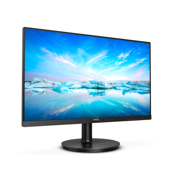 PHILIPS VA monitor 21.5" 221V8A, 1920x1080, 16:9, 250cd/m2, 4ms, VGA/HDMI, hangszóró