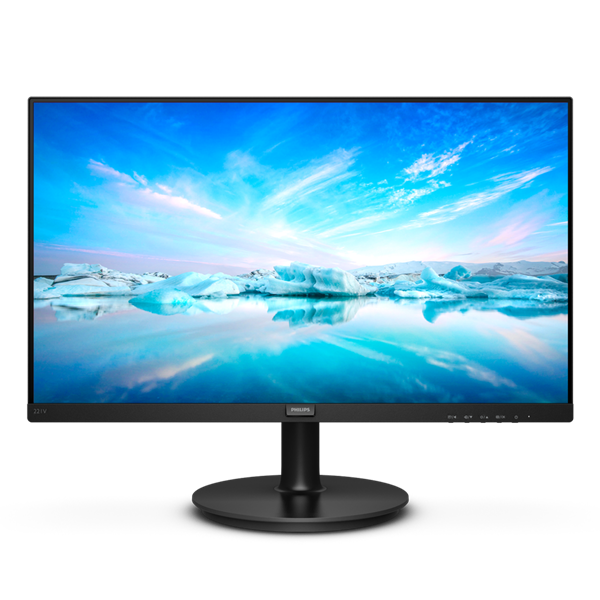 PHILIPS VA monitor 21.5" 221V8, 1920x1080, 16:9, 250cd/m2, 4 ms, VGA/HDMI