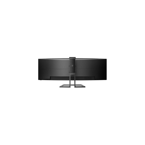 PHILIPS Ívelt monitor 48.8" 499P9H, 5120x1440, 32:9, 450cd/m2, 5ms, USB-C(+dokkoló)/3xUS/LAN/DP/2xHDMI, hangszóró/webkam