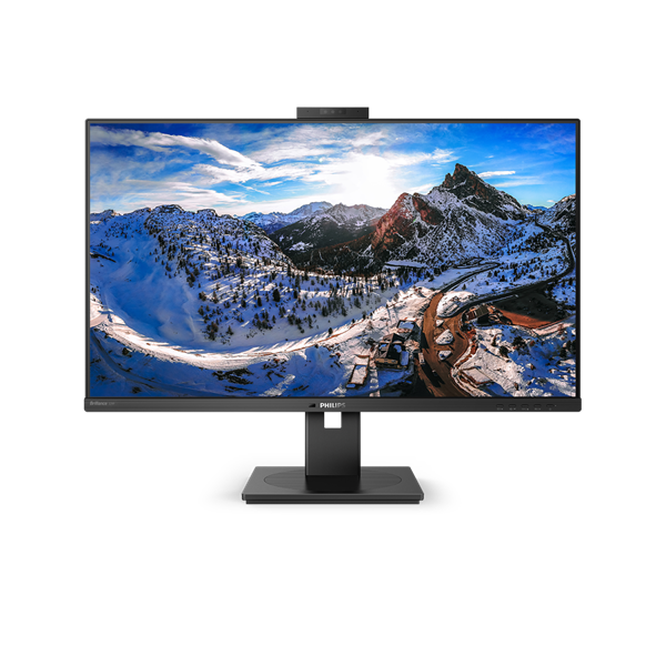 PHILIPS IPS monitor 31.5" 329P1H, 3840x2160, 16:9, 350cd/m2, 4ms, USB-C/4xUSB/DP/2xHDMI/LAN, hangszóró&webkamera