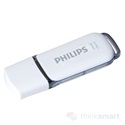 PHILIPS pendrive, 32GB, Snow, USB3.0, fehér-szürke
